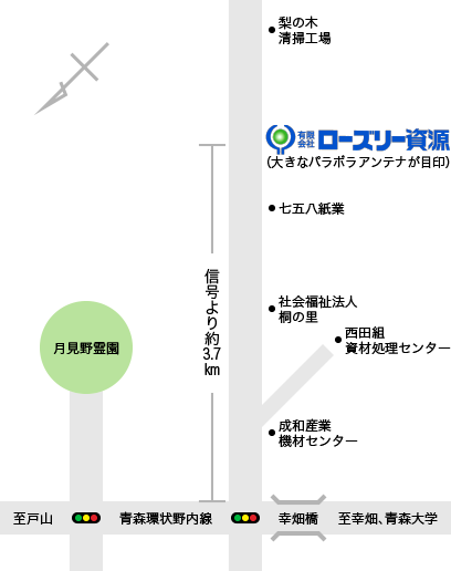 ローズリーの地図